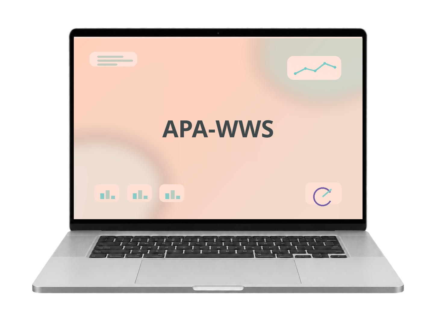 Laptop mit APA-WWS
